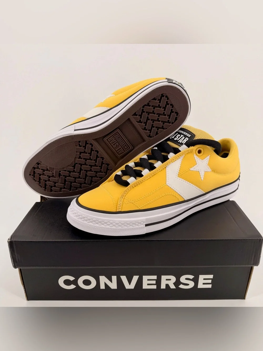 Converse Star Player 76 Puff Ox Yellow M9.5 W11 Sneakers New